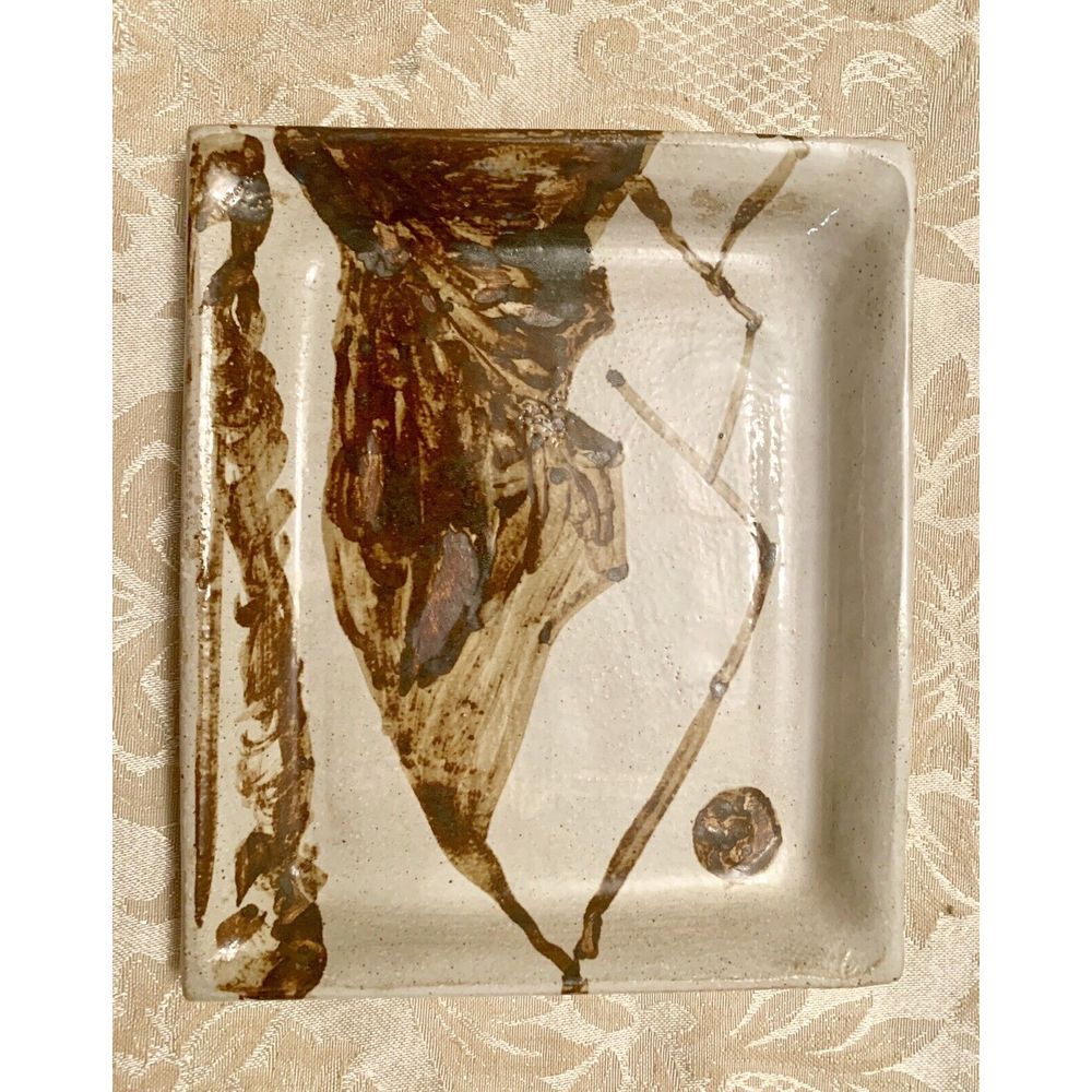 Awesome Winton Hawk- ORIGINAL SIGNED STUDIO ART POTTERY TRAY
